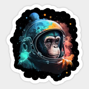 space monkey Sticker